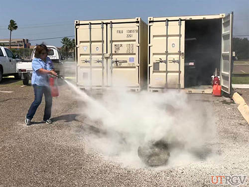 Evacuation Assistant / Fire Extinguisher Training, April 13 2018.
