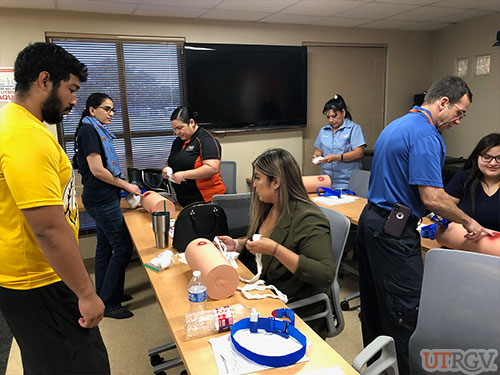 Stop the Bleed Training, Afternoon Session, March 13, 2019.