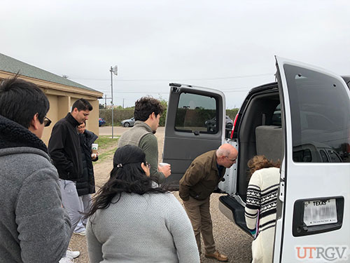 Inspection of interior of vehicle, 12 and 15-Passenger Van Training.