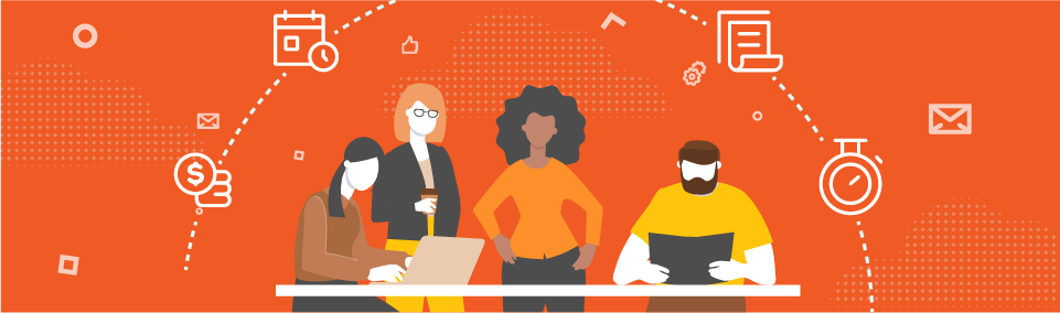 orange banner