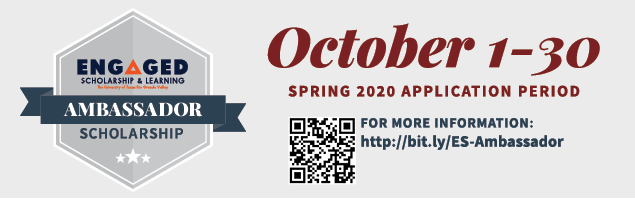 October 1-30 spring application period. For more information http://bit.ly/Es-Ambassador