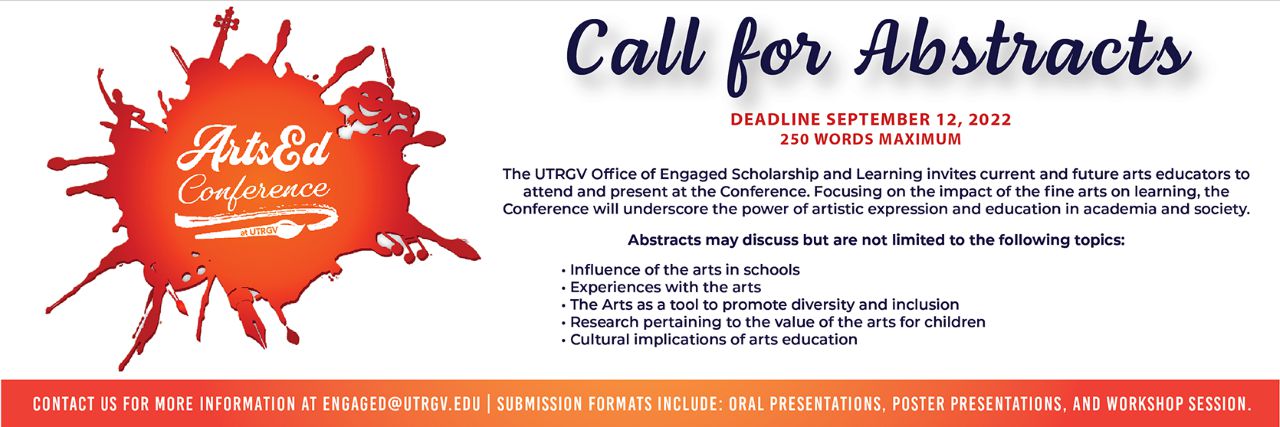 ES&L invites current and future arts educators to attend and present at the ArtsEd Conference. Deadline for Call for Abstracts is September 12, 2022