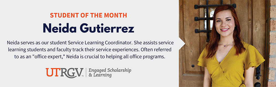 Student of the Month - Neida Gutierrez