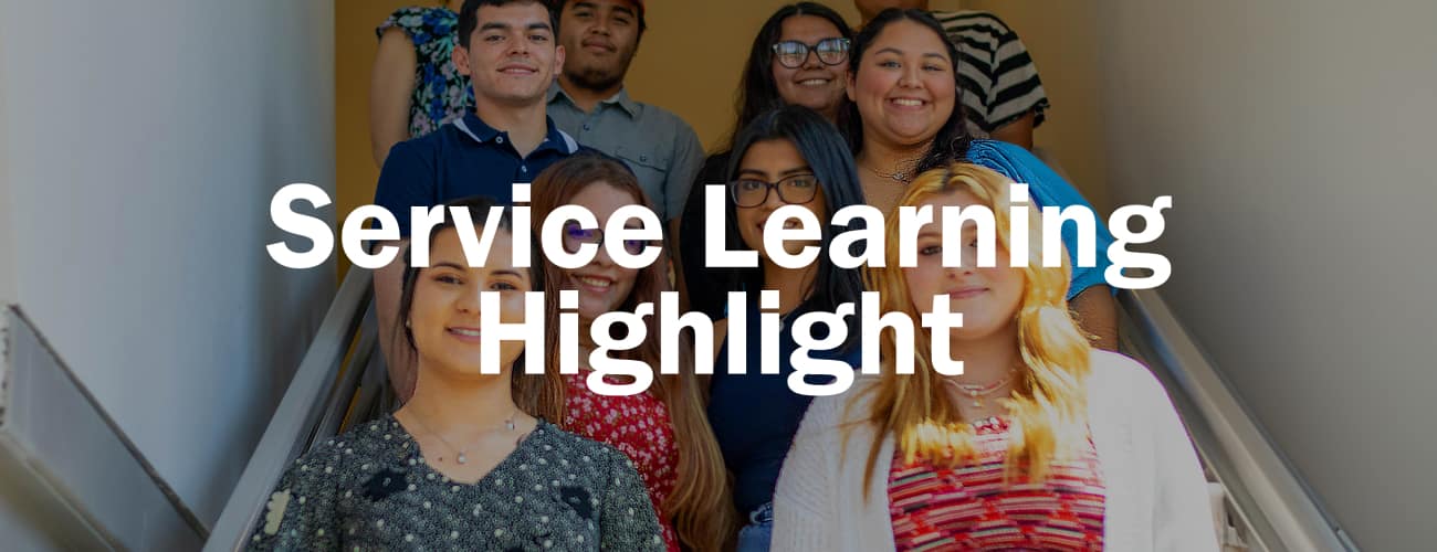 Service Learning Highlight Banner
