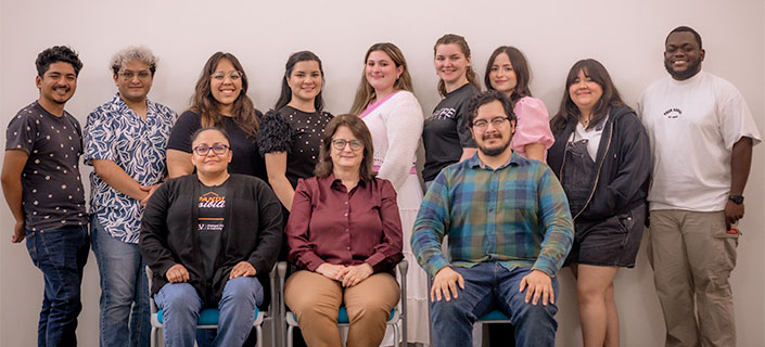 office staff group picture