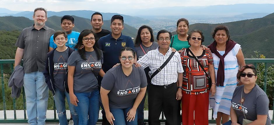 Group of students in Oaxaca