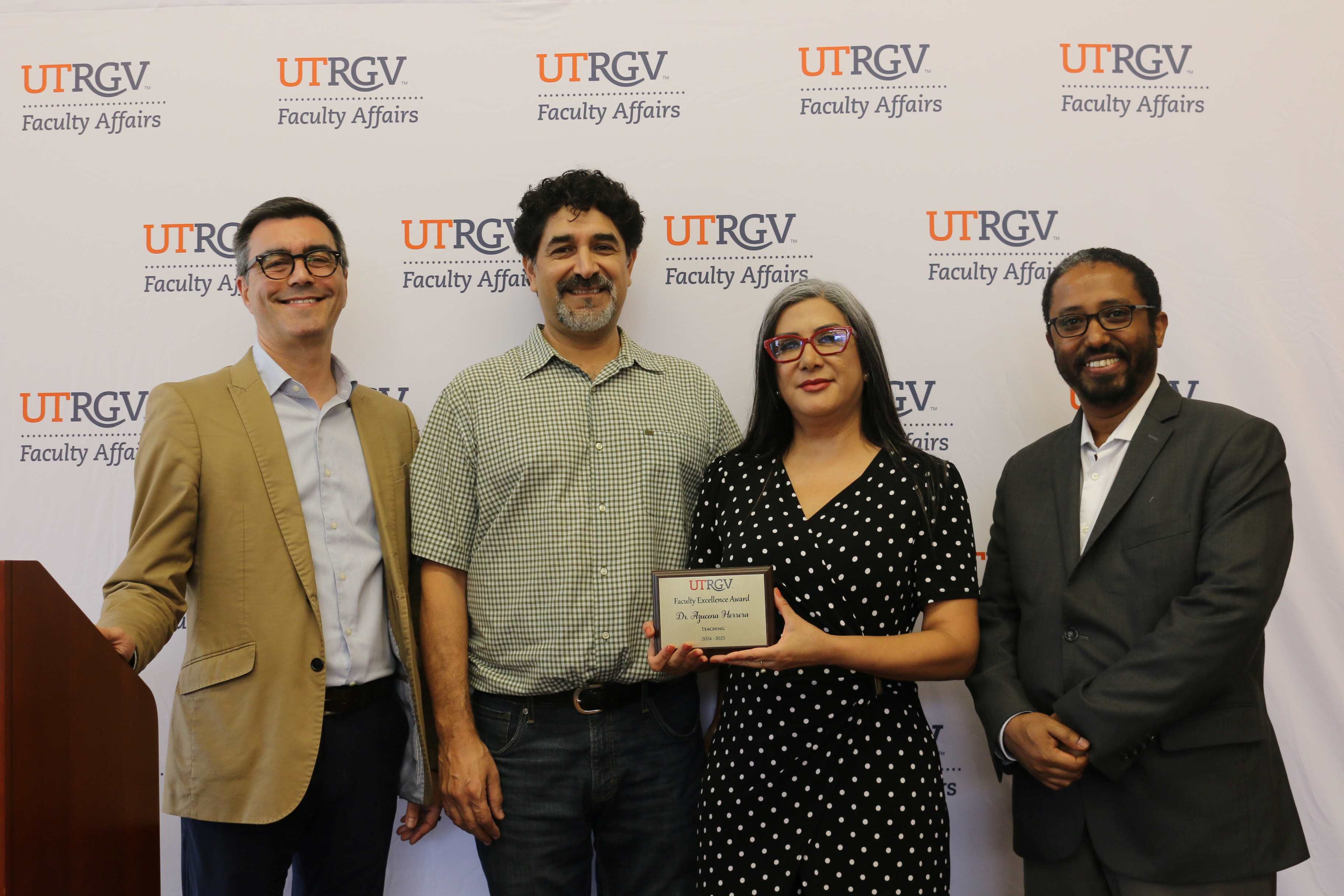 faculty excellence award winner