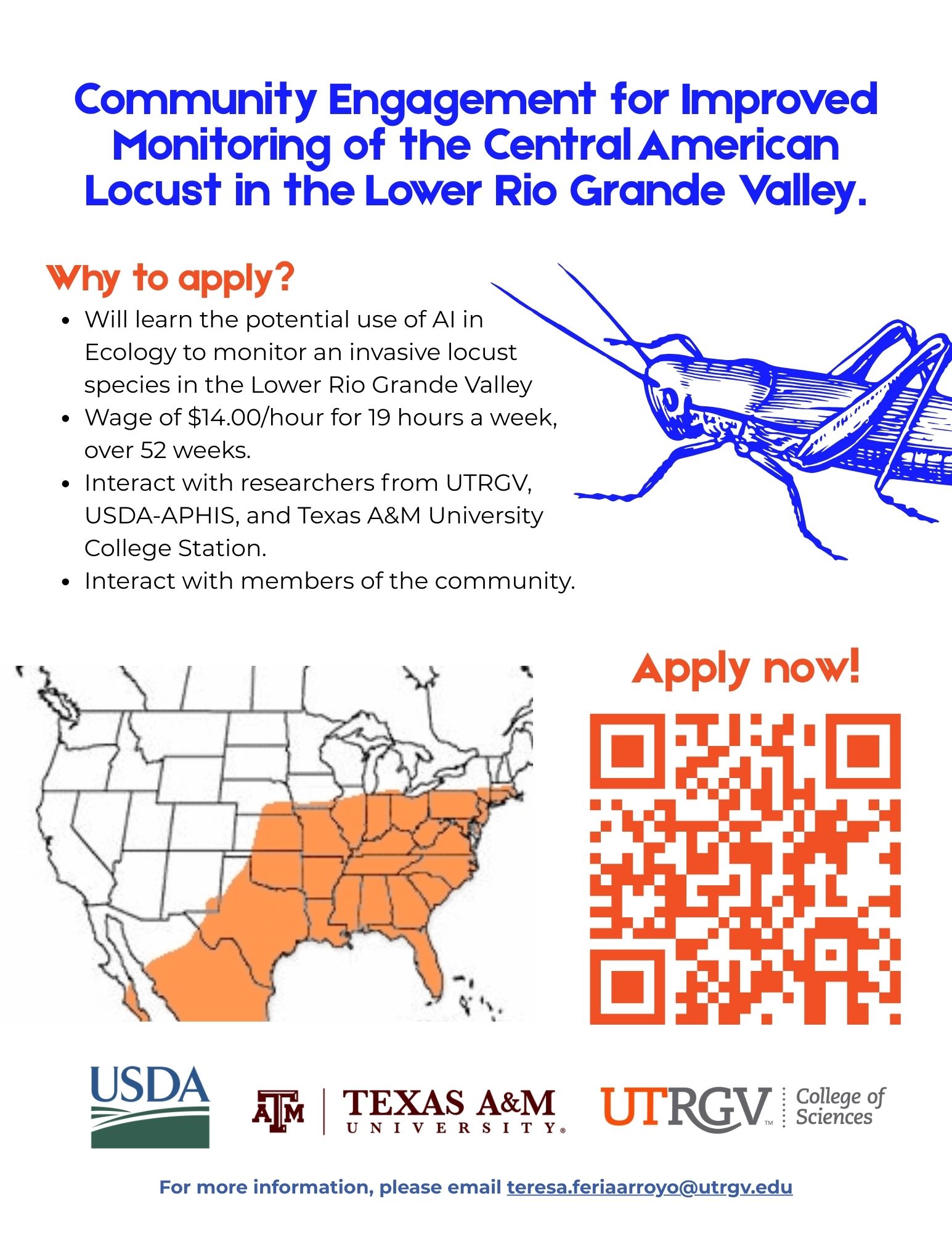 Community Engagement for Improved Monitoring of the Central American Locust in the Lower Rio Grande Valley