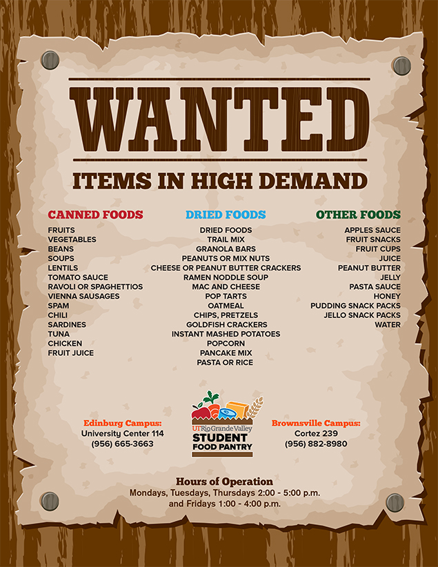Download list of items in high demand at the food pantry.PDF