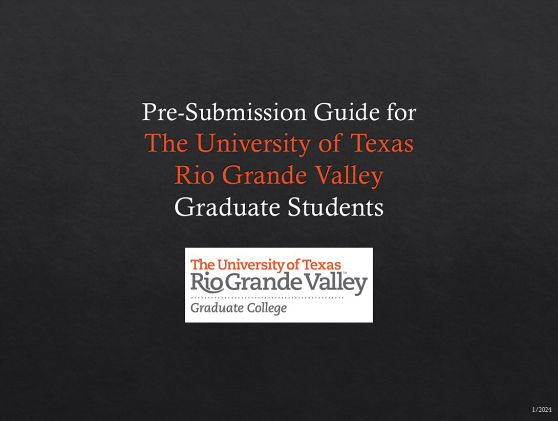 utrgv thesis and dissertation