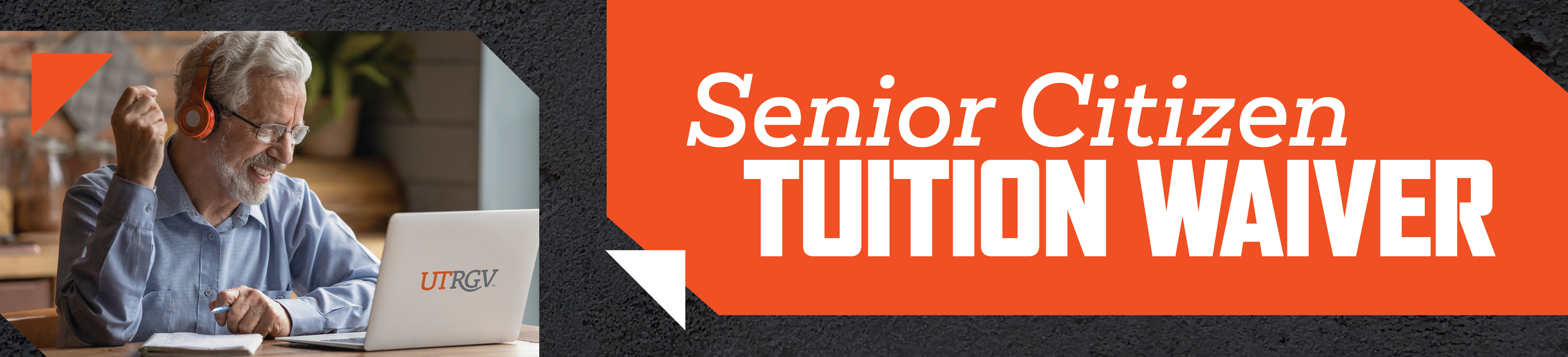 senior citizen tuition waiver banner