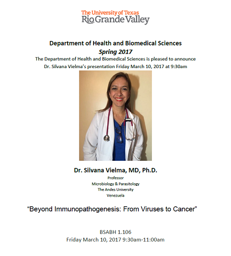 Link to download Dr. Vielma - Department of Health and Biomedical Sciences Presentation PDF