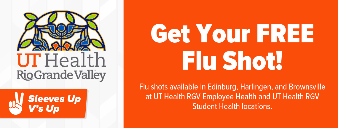 UT Health RGV - Flu Shot flyer
