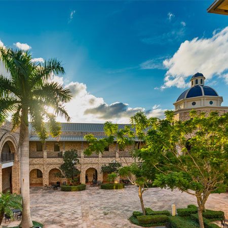 Main courtyard