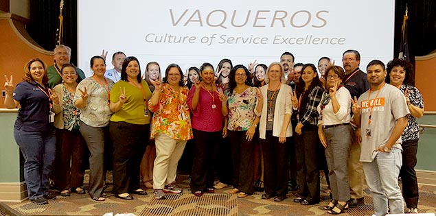 VAQUEROS Culture of Service Excellence personnel group 1 Page Banner 