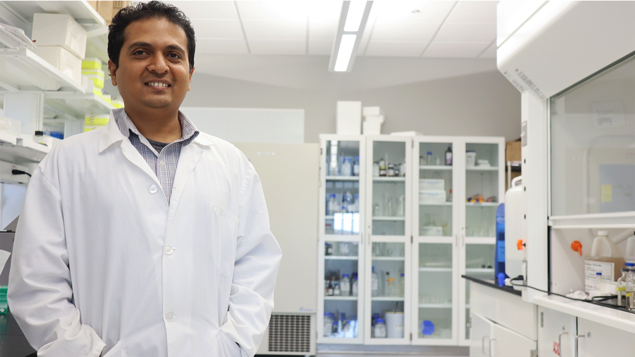 Dr. Nirakar Sahoo, Ph.D., assistant Professor in the Department of Biology and Chemistry