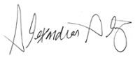 Alexandria Alaniz Signature