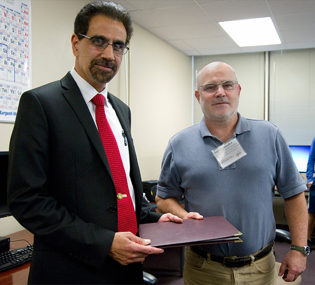 Geosciences researchers at the The University of Texas Rio Grande Valley