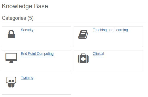 IT Support Center Knowledge Base preview