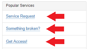 service request links