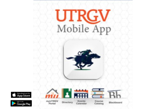 Download our New UTRGV Mobile App! post content graphic.