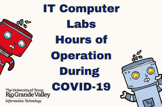 IT Computer Labs Hours of Operation during COVID-19 post content graphic.
