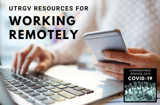 Resources for working remotely during Covid-19 Pandemic post content graphic.