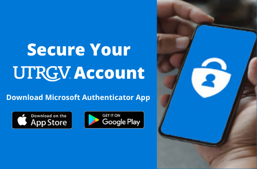 Secure Your UTRGV Account post content graphic.