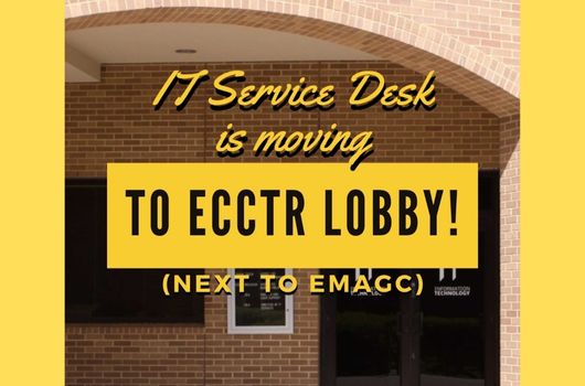 IT Service Desk Move to ECCTR post content graphic.