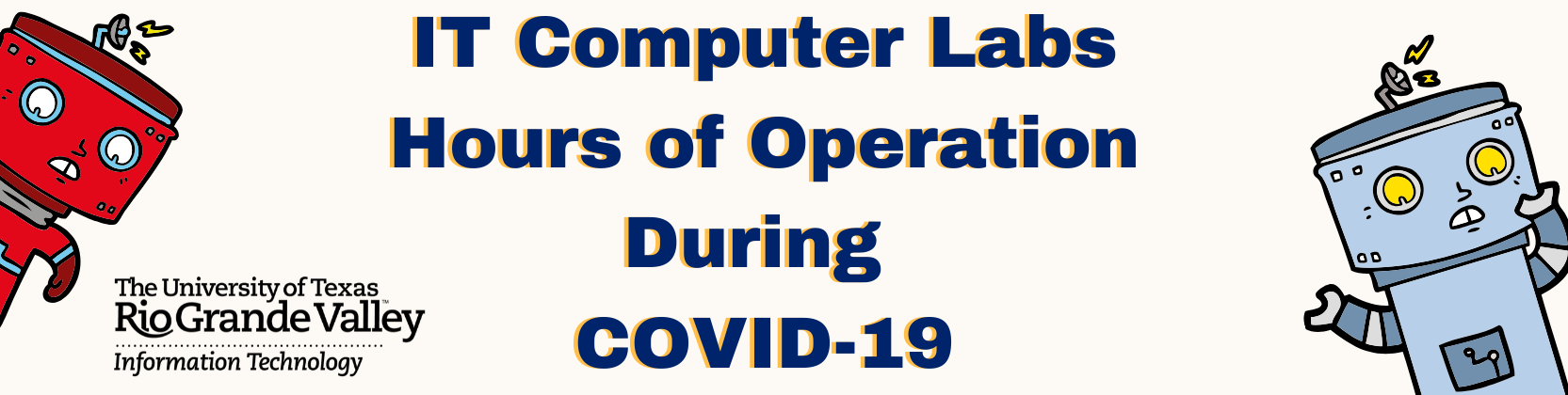 IT Computer Labs Hours of Operation during COVID-19 Page Banner 