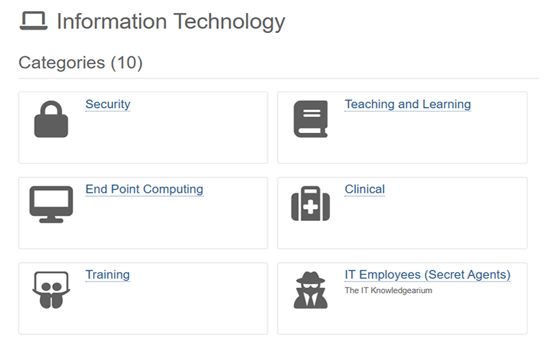 IT Knowledge Base Articles