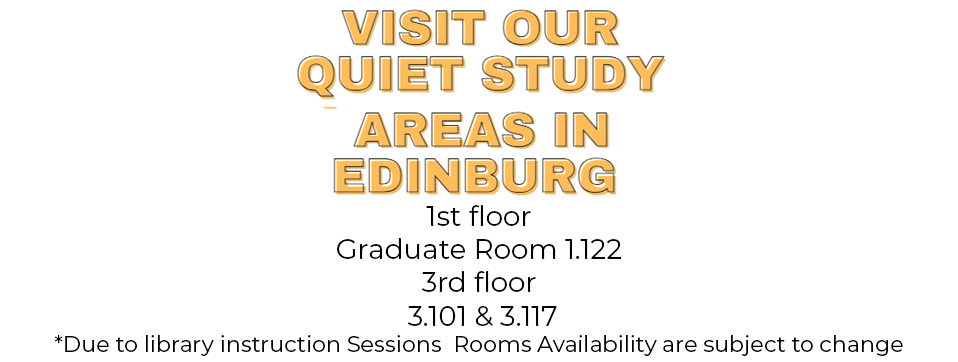 Visit our new study areas! Click for info!