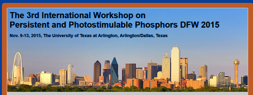 3rd International Workshop on Persistent and Photostimulable Phosphors