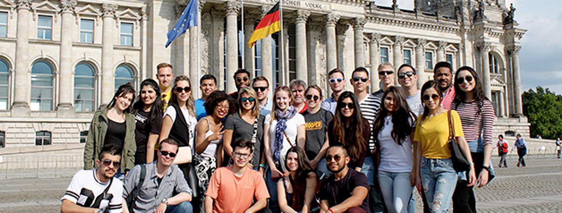Study Abroad group in Germany