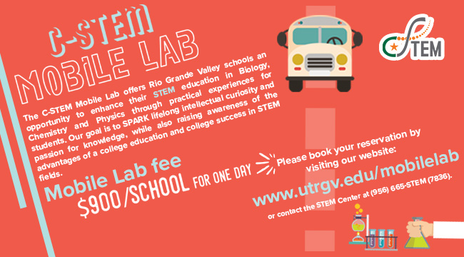 Information regarding the mobile bus including fees and contact information