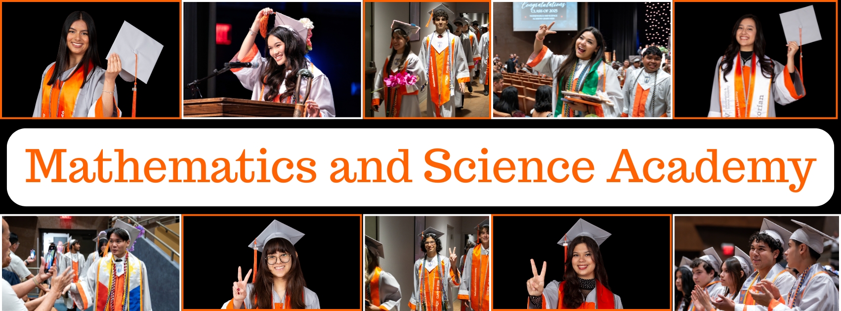 Photos of Previous Graduate Students with School Name