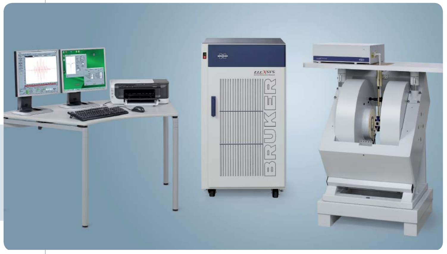 Electron paramagnetic resonance (EPR) spectroscopy EleXsys E-500-A console