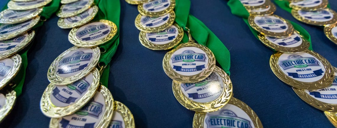 South Texas Electric Car Competition medals
