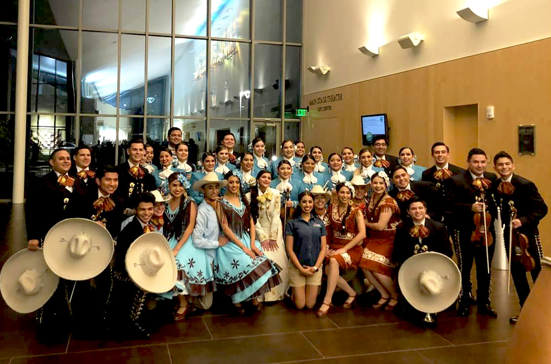 UTRGV’s Mariachi Aztlán, its new all-female Mariachi Azálea, and the Ballet Folklórico UTRGV embarked on a summer tour that showcased the award-winning ensembles across Texas, New Mexico and Colorado. The ensembles presented six concerts and two student workshops from July 10-16 in Floresville, Texas; Albuquerque, New Mexico; and Greely and Lone Tree, Colorado. 