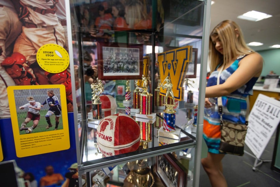 Smithsonian traveling sports exhibit