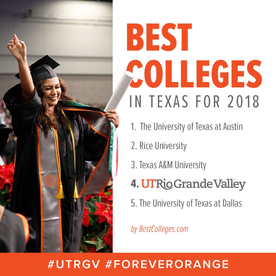 UTRGV 4th by BestColleges.com