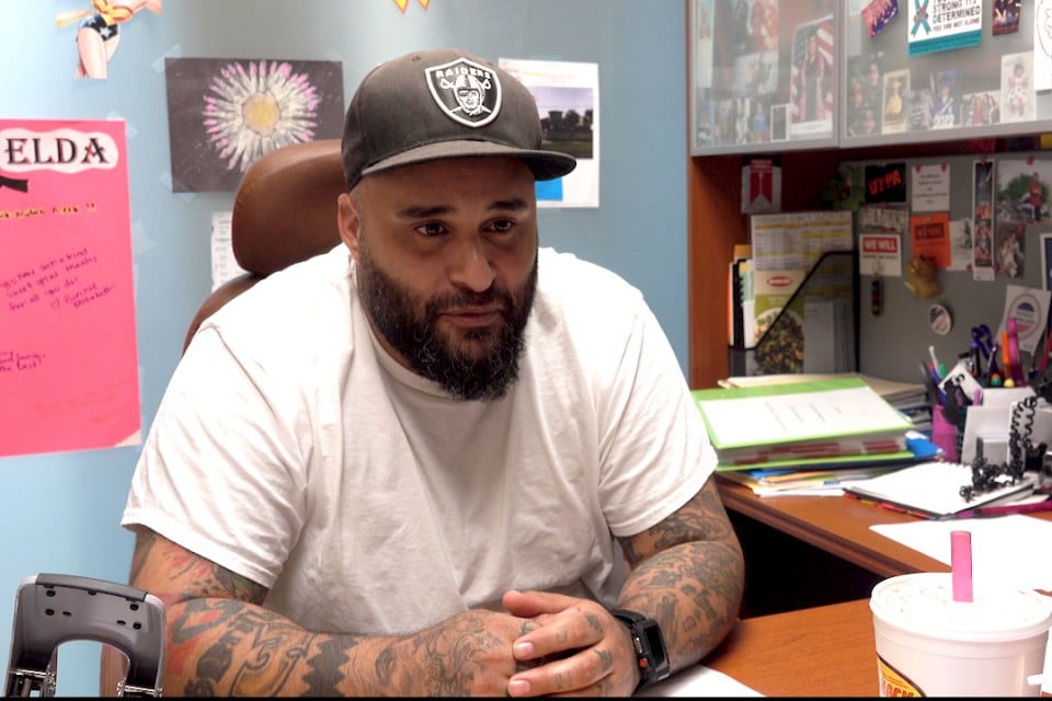 Jonathan Romero, a student veteran and theater major