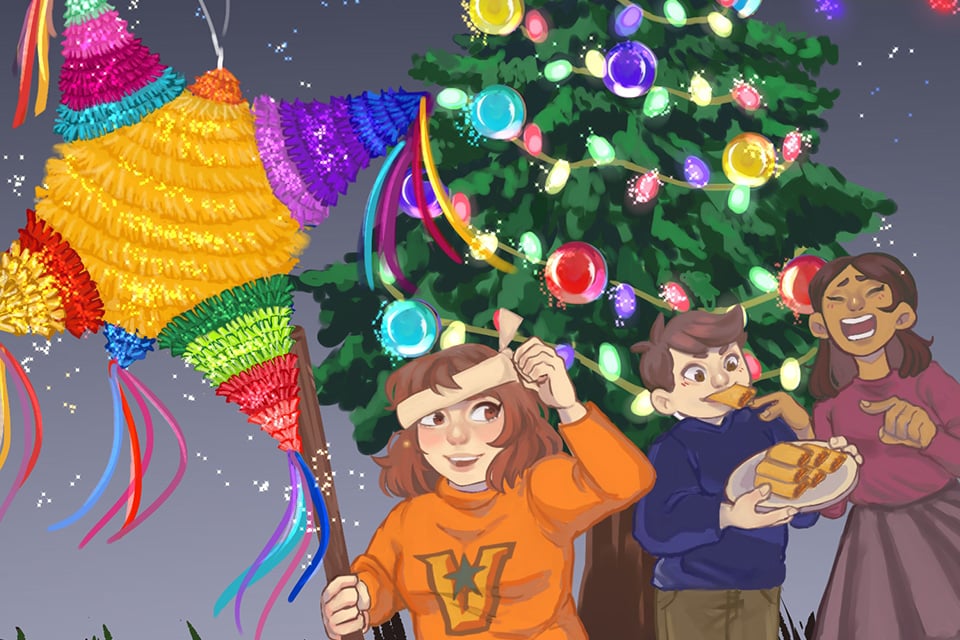 The Newsroom Graphic design major wins 2018 UTRGV Holiday Card Contest