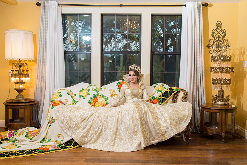 UTRGV junior Alexandria Canchola is this year’s reigning Queen Citrianna the 82nd and is on the Royal Court of Mission’s Texas Citrus Fiesta, which celebrates agricultural and the citrus industry in the Valley. A McAllen native with roots in Mission, the exercise science major won the title in January 2018 and assumed her duties at the beginning of 2019. (Courtesy Photo)