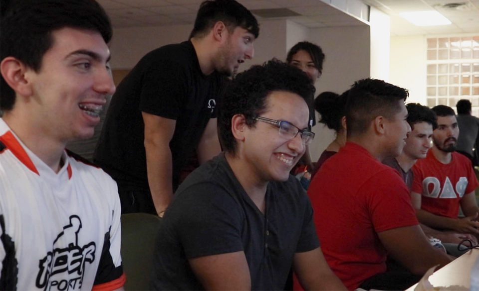 Members of Rider Esports, a UTRGV student-led organization