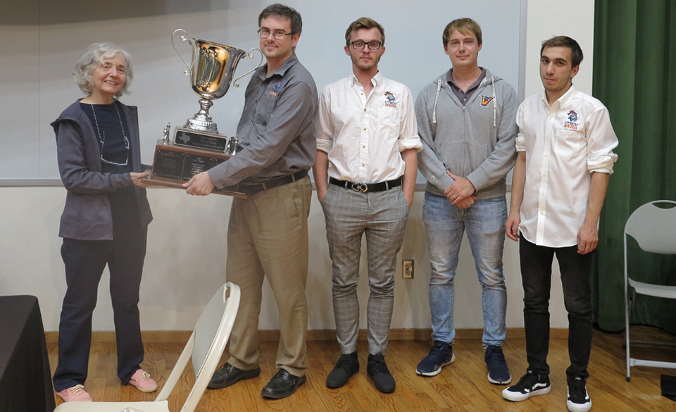  For a second year in a row, the UTRGV Chess Team was crowned the Texas Collegiate Super Finals champions after dominating their opponents – Texas Tech University and The University of Texas at Dallas – on Oct. 19-20. UTRGV repeated their victory from last year with both their A and B teams taking first and second place, respectively. UTRGV also won the title in 2016. (Courtesy Photo)