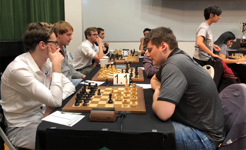 The UTRGV Chess Team competed at the Texas Collegiate Super Finals on Oct. 19-20. The team dominated their opponents to walk away as the 2019 Texas Collegiate Super Finals champions for a second year in a row. (Courtesy Photo)