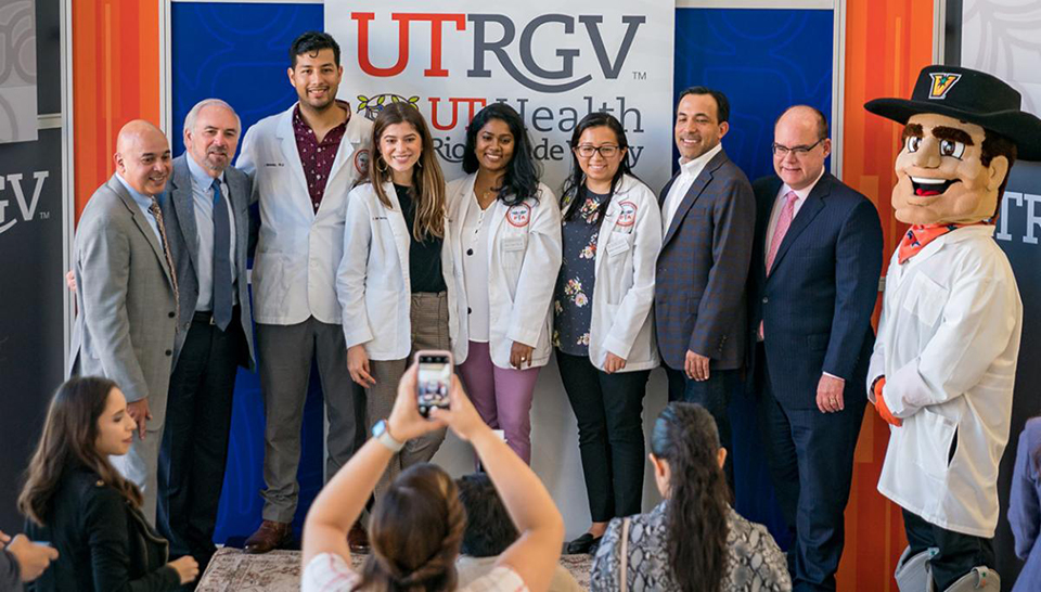 UTRGV Students in the announcement of the PACT Program