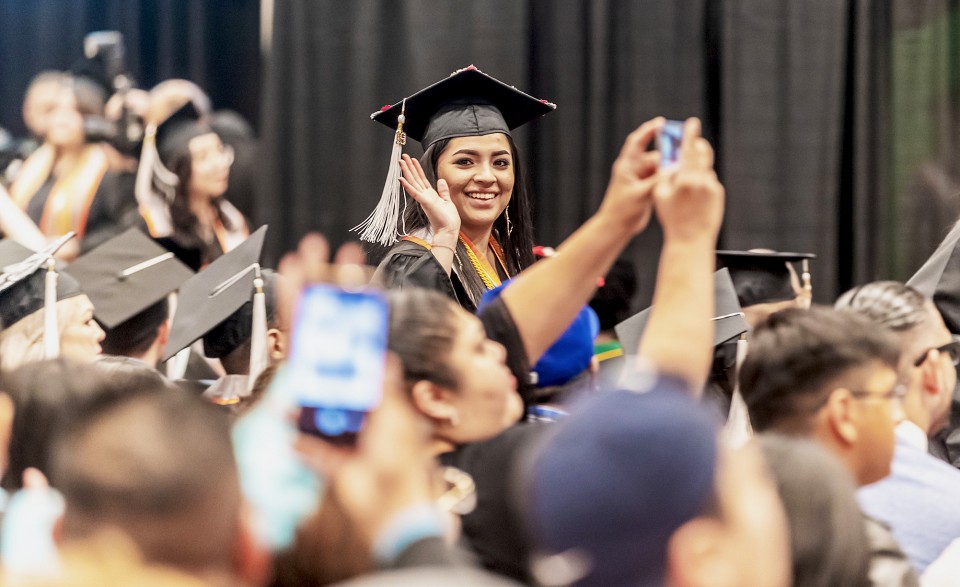 Fall 2019 commencement graduate