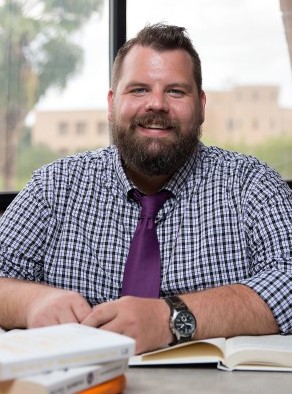 Andrew Hollinger, Lecturer III in writing and language studies and coordinator of the UTRGV First Year Writing Program.